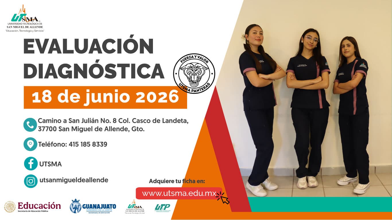 3ra Convocatoria Proceso de Ingreso 2026 Universidad Tecnológica de San Miguel de Allende (UTSMA) 